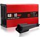 Captok 48v 10 Amp Rxv & Txt Golf Cart Battery Charger For 48 Volt
