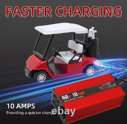 CAPTOK 48V 10 AMP RXV & TXT Golf Cart Battery Charger for 48 Volt