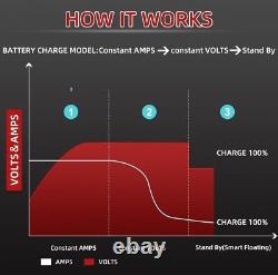 CAPTOK 48V 10 AMP RXV & TXT Golf Cart Battery Charger for 48 Volt
