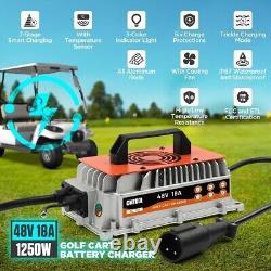 CMTOOL Club Golf Cart Charger 48V 18AMP (IP67) Waterproof. 1250w