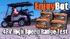 Can You Run 4 Enjoybot 12v Lithium Batteries In Series Club Car Precedent Golf Cart Range Test