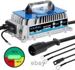Car Charger 48V 18A Golf Cart Battery Charger Smart Club Car 48V Battery Charger