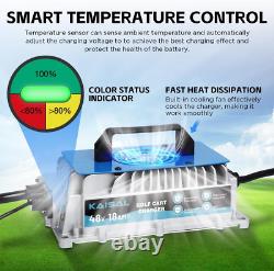 Car Charger 48V 18A Golf Cart Battery Charger Smart Club Car 48V Battery Charger