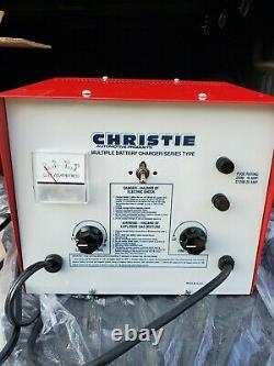 Christie C1290 Multiple Battery Charger 6,12, 24 Volt, Golf Cart-heavy Equipment