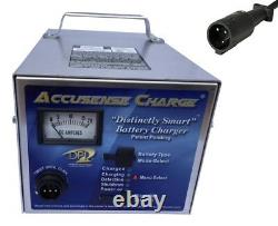 ClubCar Golf Cart 48 volt 17 Amp Battery Charger 3 pin round Handle- No OBC