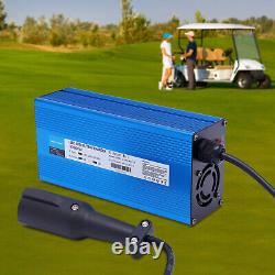 Club Car Golf Cart Battery Charger Round 3 Pin Plug Supercharger 48 Volt 10 Amp