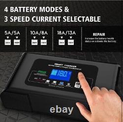 Club Car Golf Cart Charger, 18Amp Smart Charger Trickle Battery Charger Maint