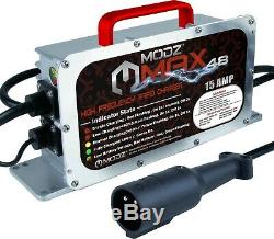 Club Car MAX48 Golf Cart 48 Volt 15 Amp Battery Charger-3 Pin Round