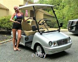Club Car, Mercedes Benz Golf Cart, New Batteries 48 Volt, Like New