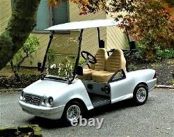 Club Car, Mercedes Benz Golf Cart, New Batteries 48 Volt, Like New