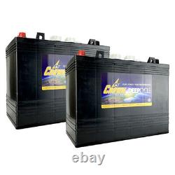 Crown T-1275 12V 150Ah Deep Cycle Flooded Lead Acid Golf Cart Battery X2