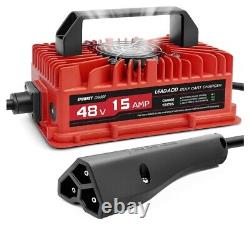 EPOWREY 48V/15A/800W Smart Battery Charger for Club Car Precedent Golf EZGO RXV