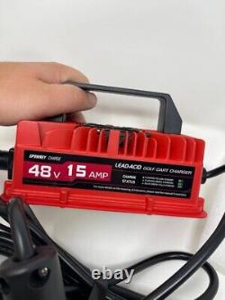 EPOWREY 48V/15A/800W Smart Battery Charger for Club Car Precedent Golf EZGO RXV