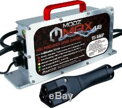 EZGO RXV 2008-Up Golf Cart-48 Volt 15 Amp Battery Charger-3 Pin RXV Handle