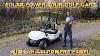 Easy Solar Powered Golf Cart With Allpowers Flexible Solar Panel