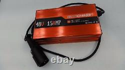 Ebusin 48 Volt Golf Cart Battery Charger Club Car-3Pin, 15Amp with Trickle Charger