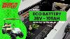 Eco Battery 36v 105ah Lithium Golf Cart Battery Ezgo Txt Unboxing U0026 Installation Video