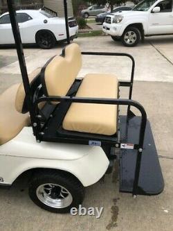 Excellent White 2012 Ezgo 4 passenger seat golf cart Brand New Batteries 48v