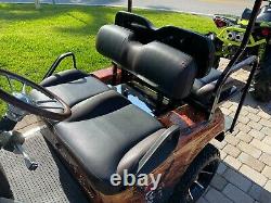 Ez-go Electric 4 Seater & Flatbed Golf Cart New Batteries Custom Billet