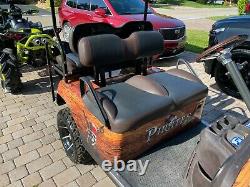 Ez-go Electric 4 Seater & Flatbed Golf Cart New Batteries Custom Billet