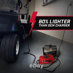 FORM 36 Volt Golf Cart Battery Charger for EZGO TXT Golf Carts with D-Style Plug