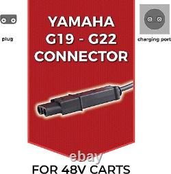FORM 48 Volt, 15 Amp Yamaha G19-G22 Golf Cart Battery Charger