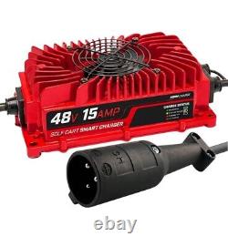 FORM 48 Volt Golf Cart Battery Charger for Club Car Precedent & DS 48V 15AMP