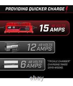 FORM 48 Volt Golf Cart Battery Charger for Club Car Precedent & DS 48V 15AMP