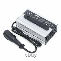 Fits For Club Car 48V 15 AMP Golf Cart 48 Volt Round 3 Pin Plug Battery Charger
