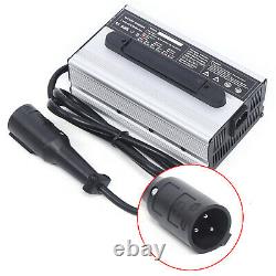 For Club Car Battery Charger 48V 15 AMP Golf Cart 48 Volt Round 3 Pin Plug US