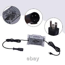 For Club Car Golf Cart Battery Charger Efficient Heat Dissipation Silver Durable