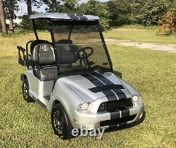 Ford Mustang SHELBY GT500 Ezgo Rxv Golf Cart 48 Volts Brand New Batteries