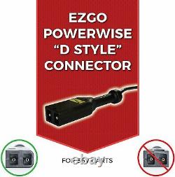 Form 18 AMP EZGO TXT Golf Cart Battery Charger for 36 Volt -D style plug