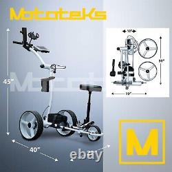 Golf Caddie Cart 3 Wheel Remote Controlled Battery Electric Cart Trolley Caddie