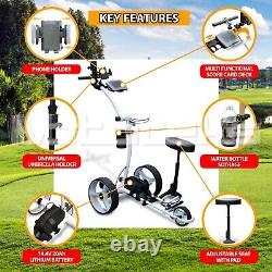 Golf Caddie Cart 3 Wheel Remote Controlled Battery Electric Golf Cart Caddie