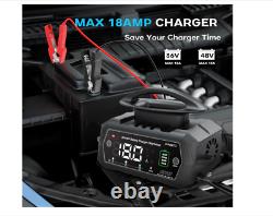 Golf Cart Battery Charger 36V 18A and 48V 13A Trickle Battery Charger, 36 Volt