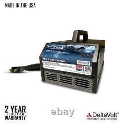 Golf Cart Battery Charger Universal 36v/48v 15 Amp with Crow Foot Plug