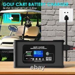 Golf Cart Battery Charger for Club Car, EZGO & Yamaha, 48V 13A and 36V 18A