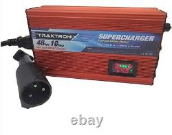 Golf Cart Charger NEW! Traktronix Club Car Battery Charger for 48 volt/10 amp