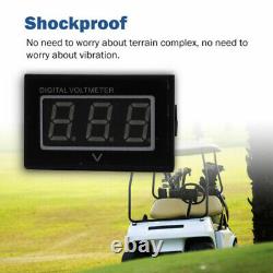 Golf Cart Digital Voltage Meter battery Gauge 36v or 48v Volt Club Car 15V-120V