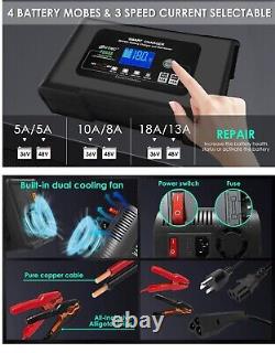 Golf cart Battery Charger, 48V 13A and 36V 18A Trickle Battery Charger, 48 Vol