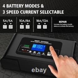 Golf cart Battery Charger, 48V 13A and 36V 18A Trickle Battery Charger, 48 Volt