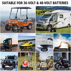 Golf cart Battery Charger, 48V 13A and 36V 18A Trickle Battery Charger, 48 Volt
