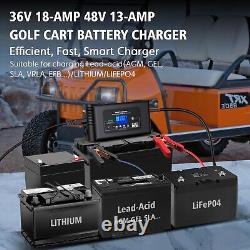 Golf cart Battery Charger 48V 13A and 36V 18A Trickle Battery Charger 48 Volt