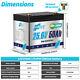 Hrbeenergy 24v 48v 50ah 100ah Lifepo4 Lithium Battery Solar System Rv Golf Cart