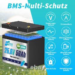 HRBEENERGY 24V 48V 50Ah 100Ah LiFePO4 Lithium Battery Solar System RV Golf Cart