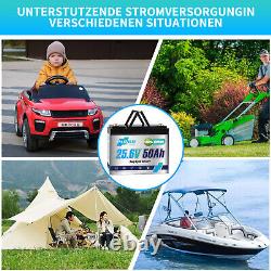 HRBEENERGY 24V 48V 50Ah 100Ah LiFePO4 Lithium Battery Solar System RV Golf Cart