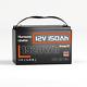 Humsienk 12v 150ah Lifepo4 Lithium Battery 15000+ Cycle 110a Bms Solar Marine Rv