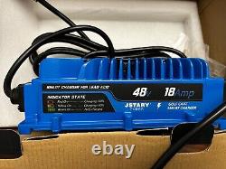 JstaryPower Waterproof Golf Cart Battery Charger for EZGO RXV 48 Volt 18A