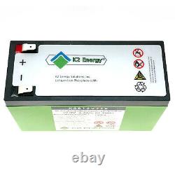 K2 Energy 12V 7Ah LiFEPO4 Battery for Golf Carts, Backup Systems, Solar USA SHIP